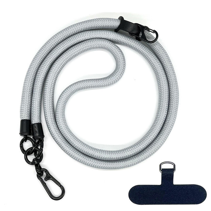 10 mm Climbing Rope Telefon mobil Garnitură Lankard Garnitură reglabilă Crossbody Telefon mobil curea cu Curea de cameră cu curea de cameră anti-pierdere a gâtului