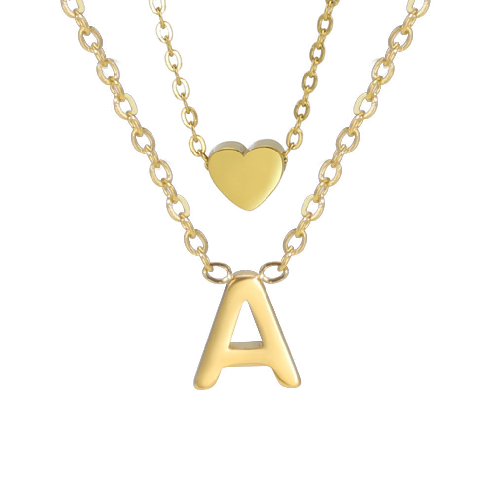 Elegant And Fashionable, Carefully Shaped 26 Letter Necklace