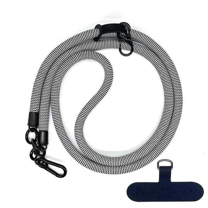 10 mm Climbing Rope Telefon mobil Garnitură Lankard Garnitură reglabilă Crossbody Telefon mobil curea cu Curea de cameră cu curea de cameră anti-pierdere a gâtului