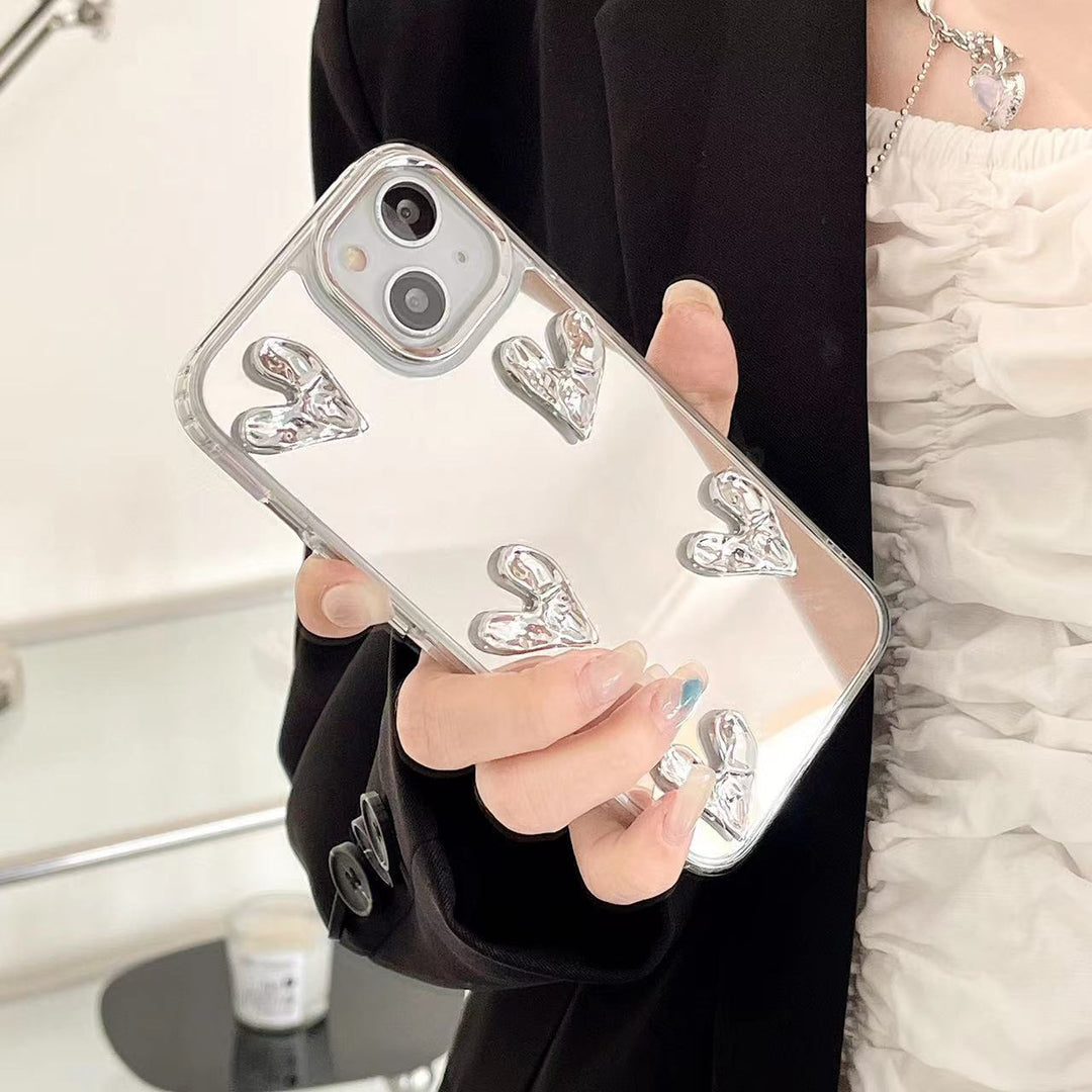 Ins Style 14promax Electroplated Mirror Phone Case