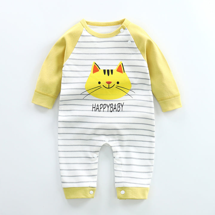 Romper Long-sleeved Cotton Romper Baby Clothes