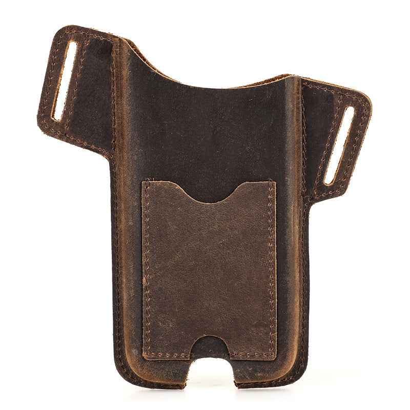 Crazy Horse Leather Belt Phone Case