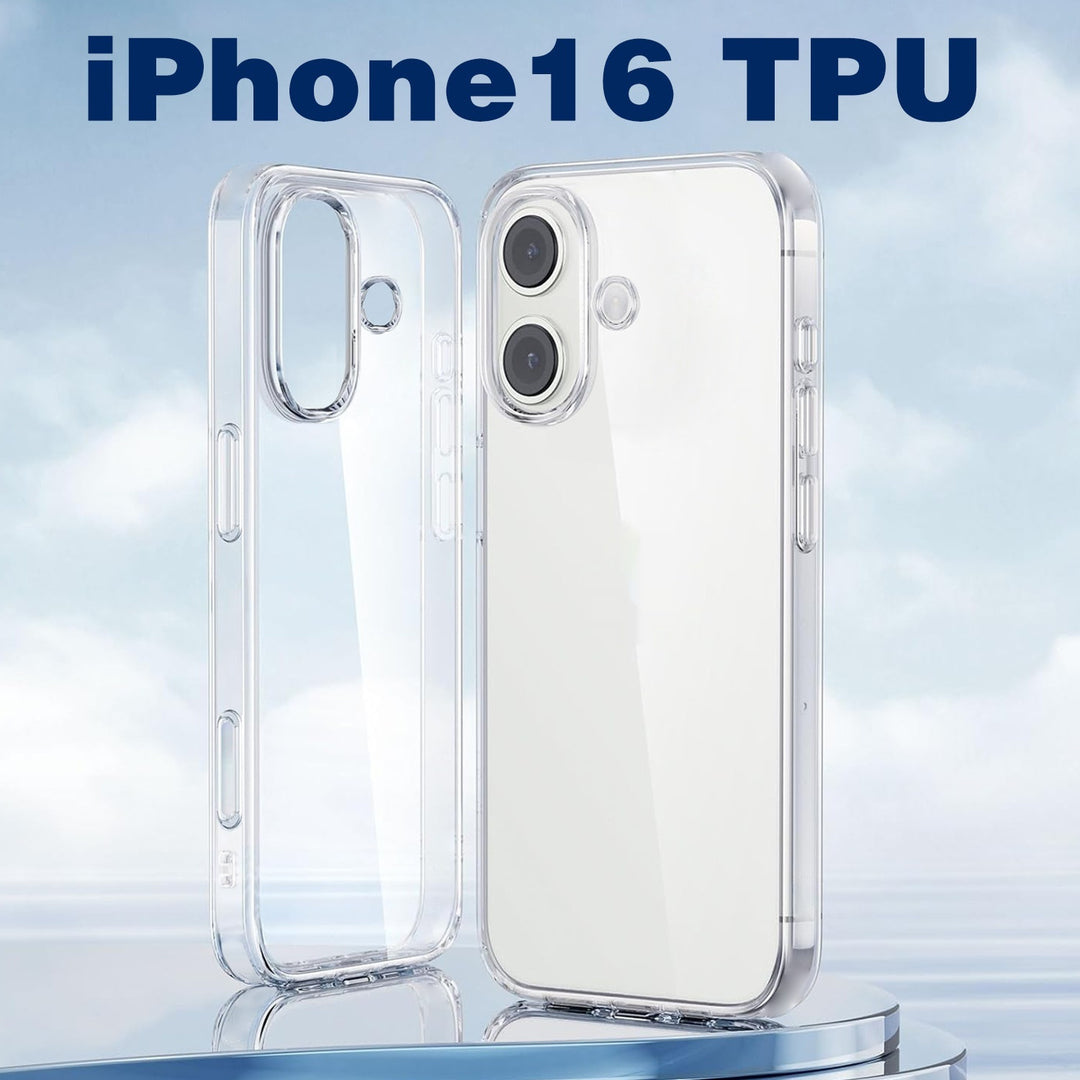 Transparent Large Hole TPU Soft Shell Full Cover Phone Case