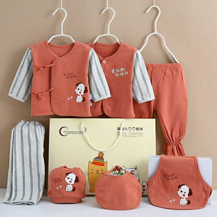 Pure Cotton Baby Clothes Spring And Autumn Summer Children Gift Box Set