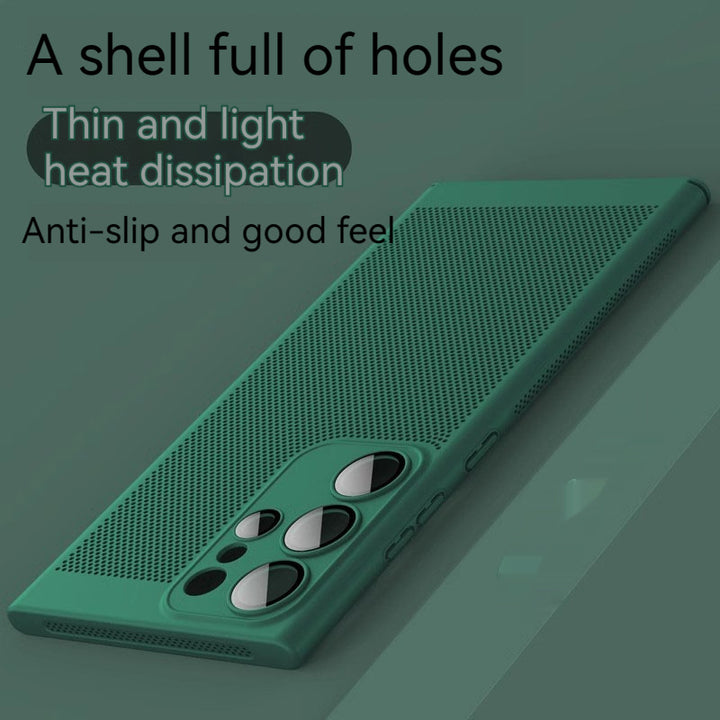 Honeycomb Heat Dissipation  Anti-fall Silicone Mobile Phone Case