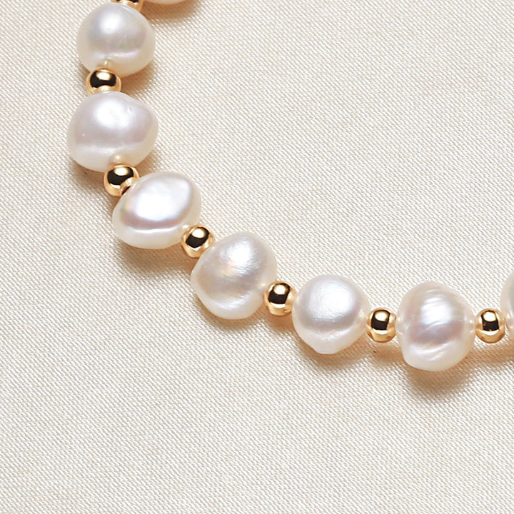 Women's Casual Fashion Freshwater Shaped Pearl Bracelet