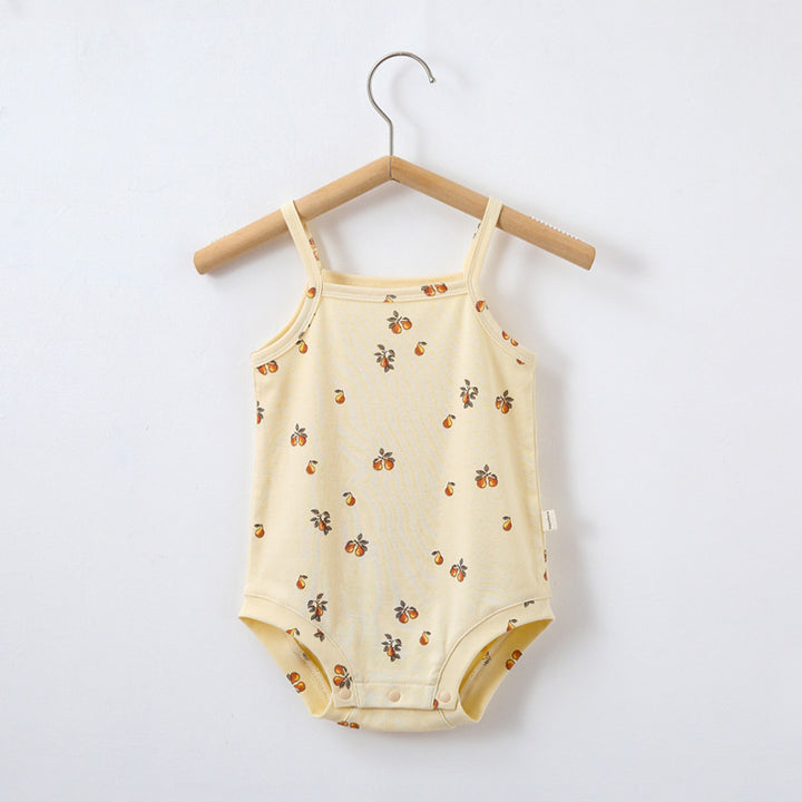 Summer Ins Style Baby Sling Cotton Printed Romper