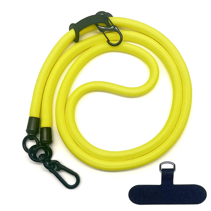 10 mm Climbing Rope Telefon mobil Garnitură Lankard Garnitură reglabilă Crossbody Telefon mobil curea cu Curea de cameră cu curea de cameră anti-pierdere a gâtului