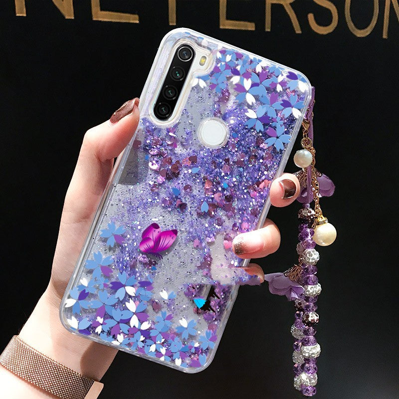 Women's Creative Liquid Quicksand Mobile Phone Case