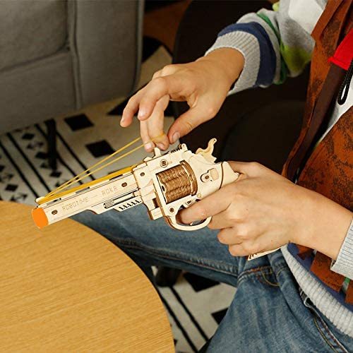 Robotime Gun Blocks Model Buliding Kit Toys Gift For Children Kids Boys Birthday Gift