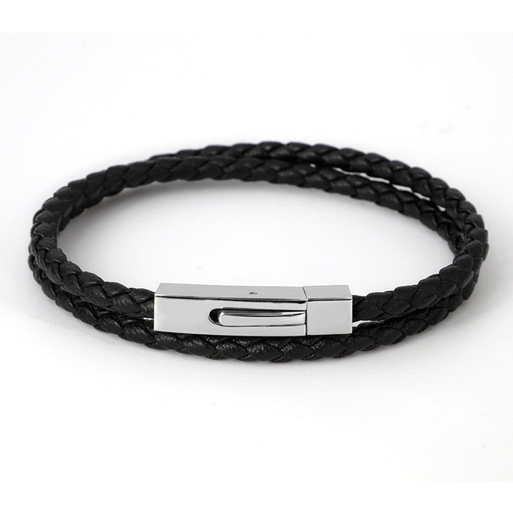 Fashion Men's Retro Genuine Leather Bracelet