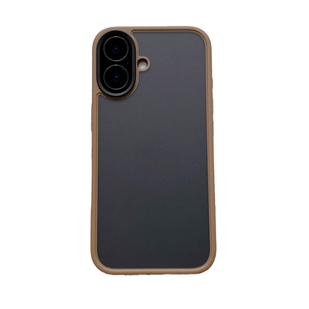 Magnetic Phone Case Semi-transparent Skin-friendly Frosted Titanium Gold Original Shell