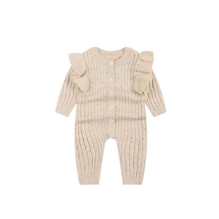 Baby Autumn Clothing Jumpsuit Knitted