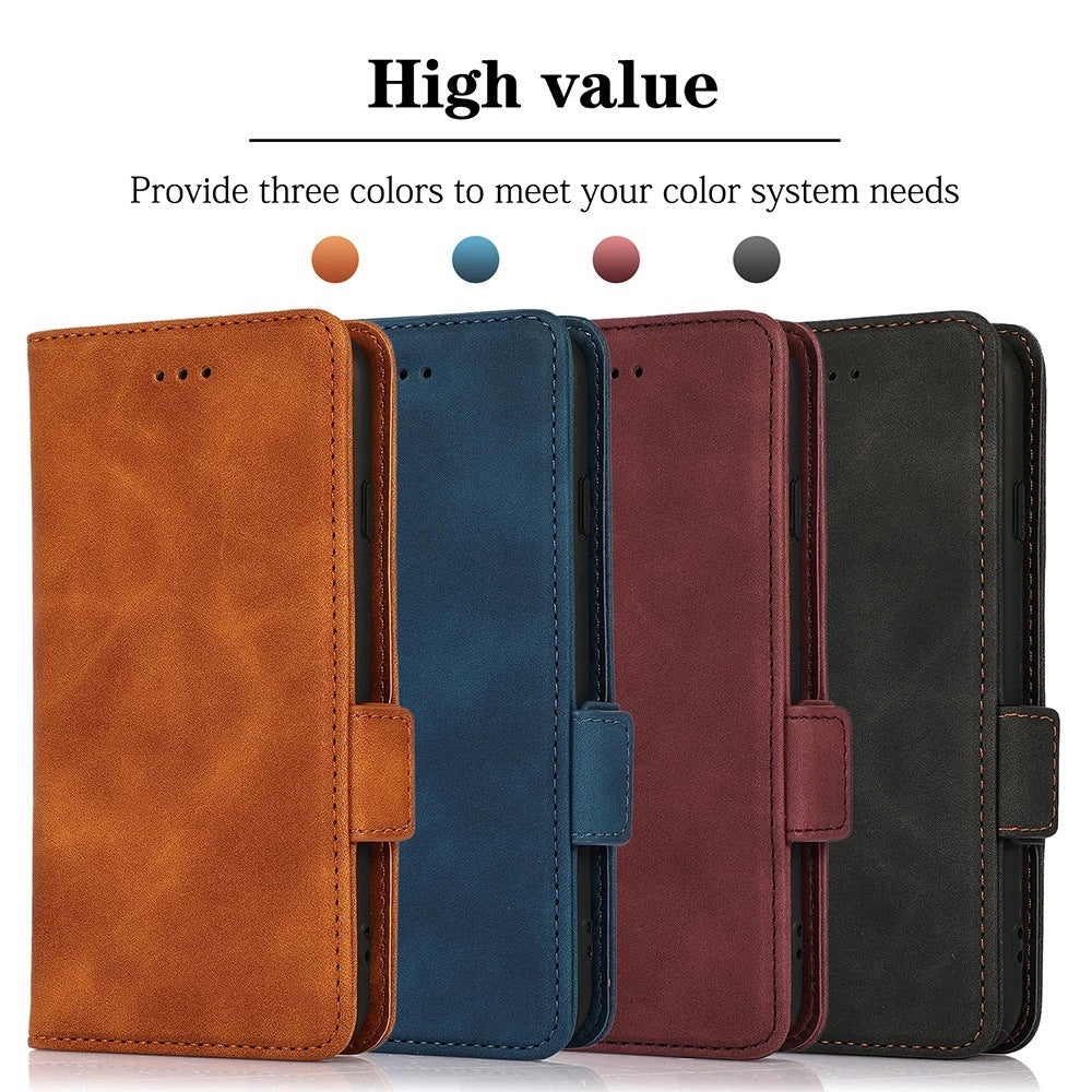 Flip Wallet Protective Leather Card Holder Phone Case