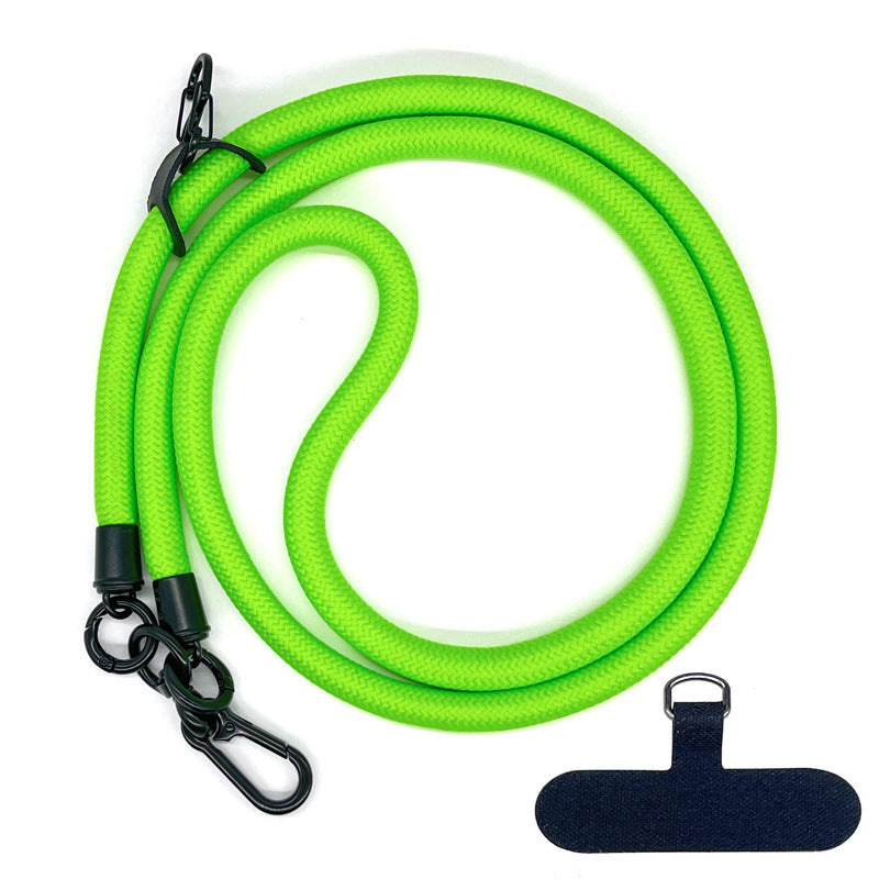 10 mm Climbing Rope Telefon mobil Garnitură Lankard Garnitură reglabilă Crossbody Telefon mobil curea cu Curea de cameră cu curea de cameră anti-pierdere a gâtului