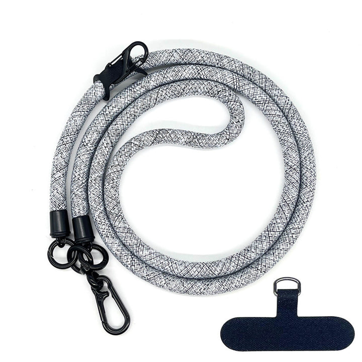 10 mm Climbing Rope Telefon mobil Garnitură Lankard Garnitură reglabilă Crossbody Telefon mobil curea cu Curea de cameră cu curea de cameră anti-pierdere a gâtului