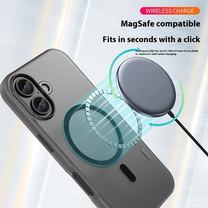 Magnetic Matte Skin Feeling Translucent Phone Case