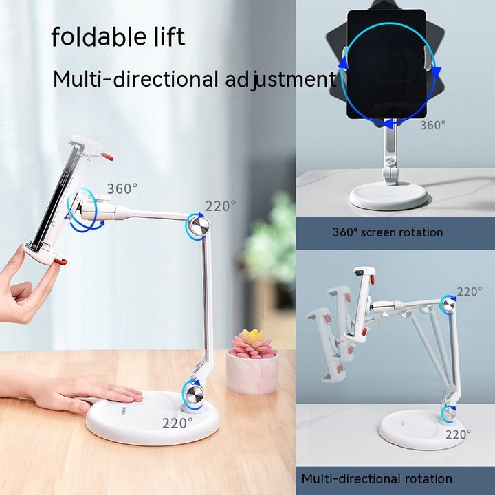 Foldable Lifting Mobile Phone Tablet Universal Desktop Lazy Bracket