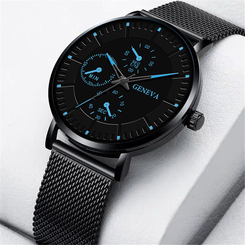 Fashion Coreean Fashion Watch Men’s Mesh Simple Simple