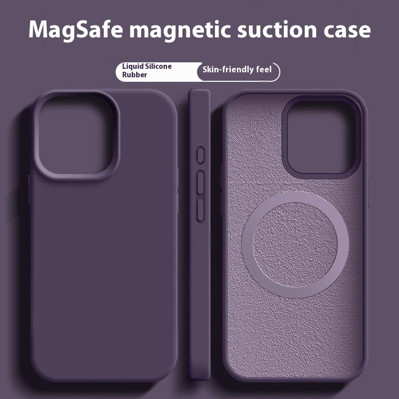 Phone Case Magnetic Liquid Silicone