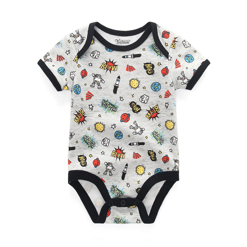 Baby  Cotton Cartoon Ha Clothes Triangle Climbing Suit