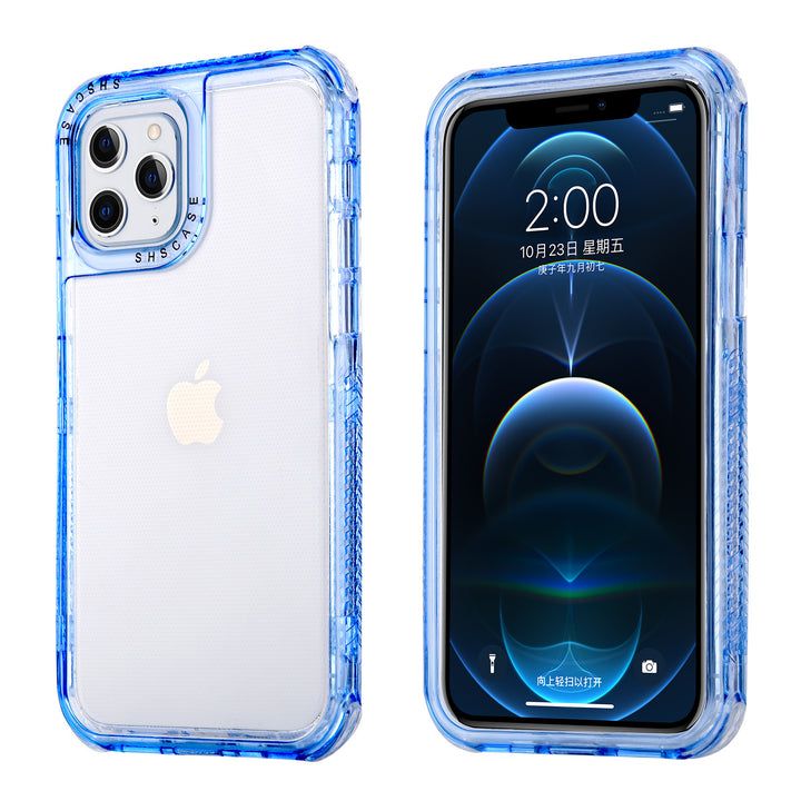 Compatibil cu Apple, noul cadru de gradient este potrivit pentru carcasa telefonică Apple Transparent