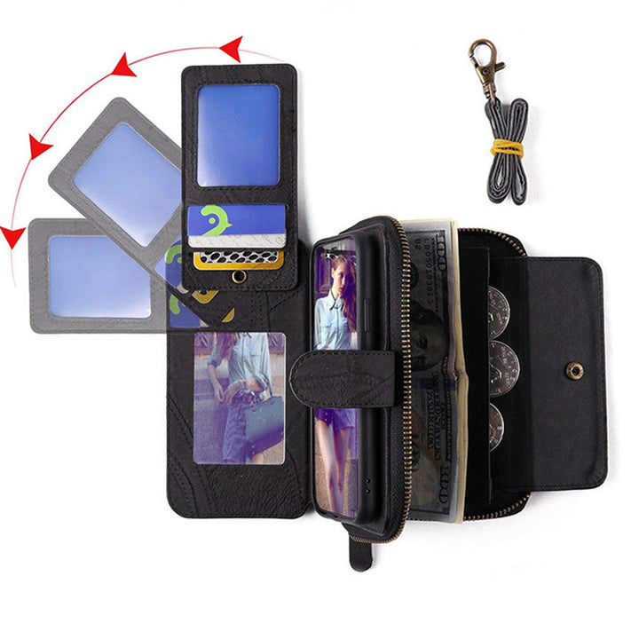 Mobile Phone Leather Case Multi Function Card