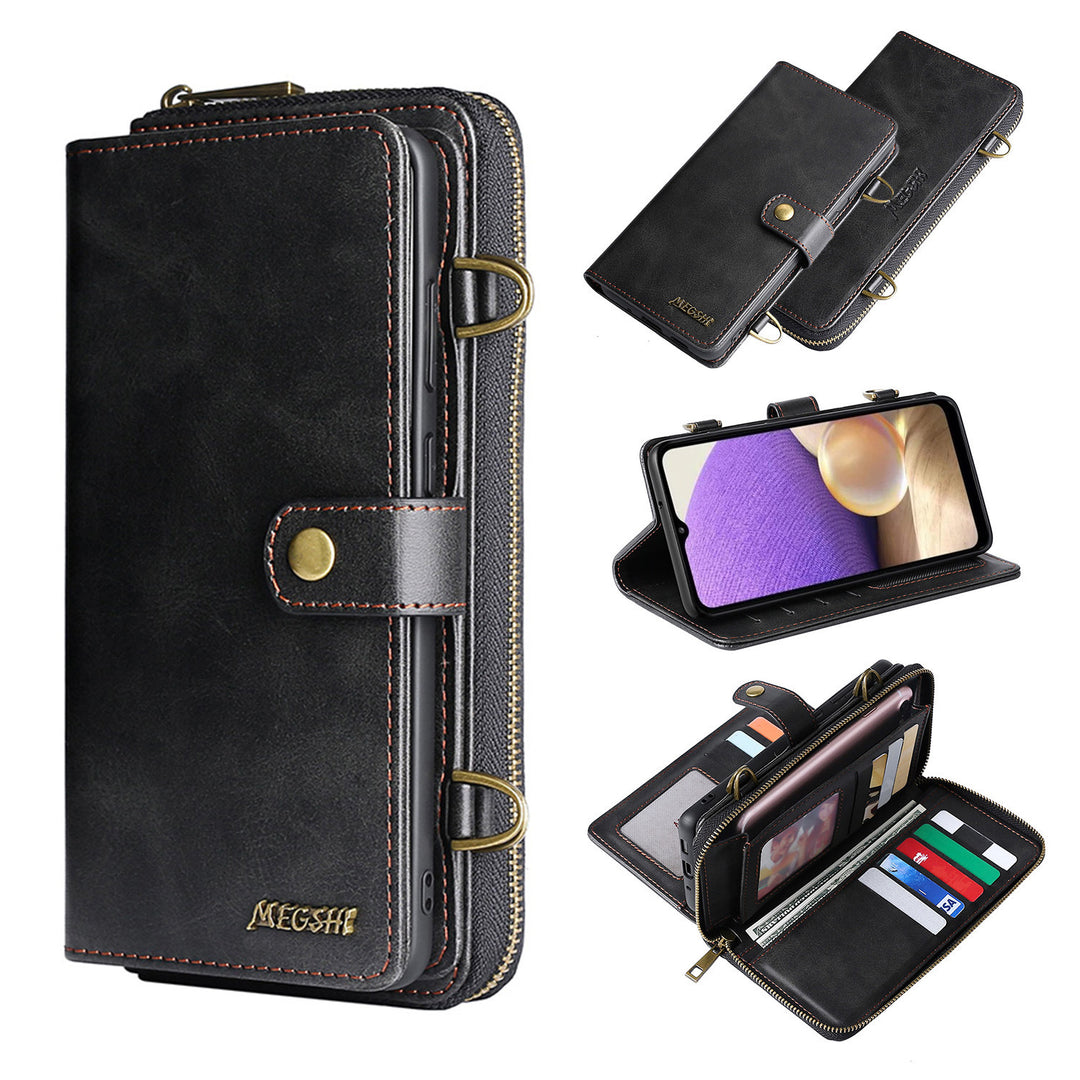 S22ultra Crossbody Phone Case For S22plus Flip Leather Case