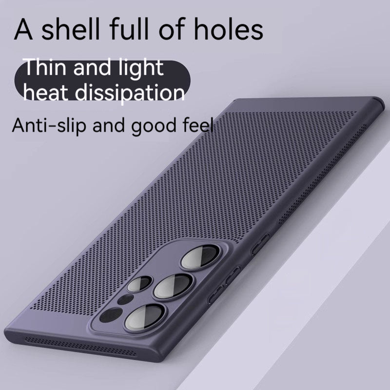 Aplicabil pentru S23ultra Telefon Caz S23 Dissiparea căldurii de fagure S22 S22ULTRA SILICON-SILCON-RESISTANT S21 MAGNETIC NOTIE TRANSPARENT SECȚIE MAGNETICĂ NOTIESCAMENTA CAMERA CAMPULUI MAGRITALE10