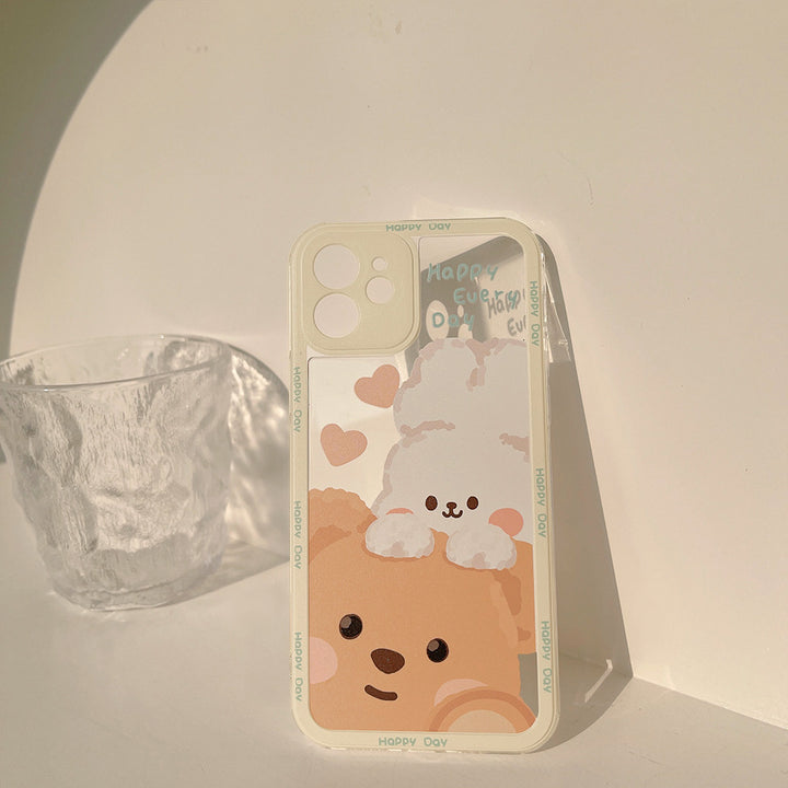 Cartoon Cute Rabbit Bear All-inclusive Soft Phone Case