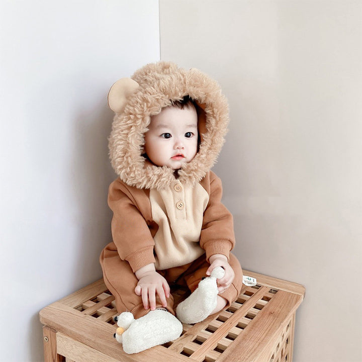 Korean Version Of Baby Onesie Ori Autumn And Winter Thickened