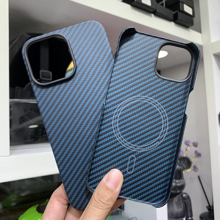 Magnetic Absorption Aramid Fiber Fine Grain Phone Case