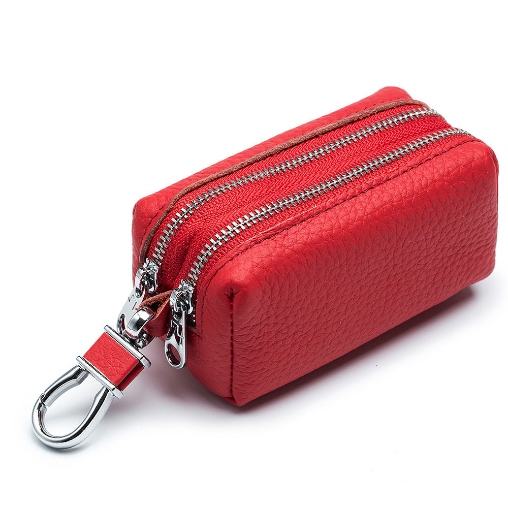 Large Capacity Key Case Double-layer Soft Men's Multifunctional Coin Purse