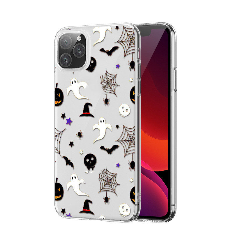 Halloween Series Transparent Silicone Phone Case