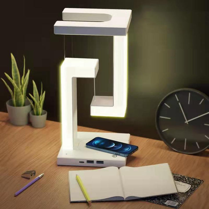 Creative Smartphone Wireless Încărcare Wireless Suspension Table Lampa LAMPĂ LAMPĂ DE BLANȚĂ PLUNE PENTRU DOMENTE DE CASĂ