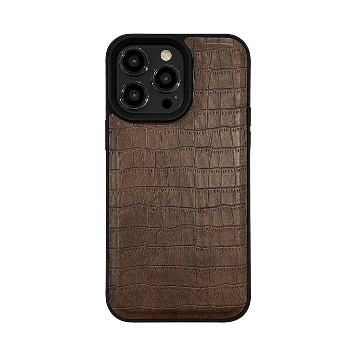 Leather Pattern Phone Case Retro Advanced