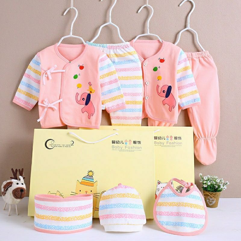 Pure Cotton Baby Clothes Spring And Autumn Summer Children Gift Box Set