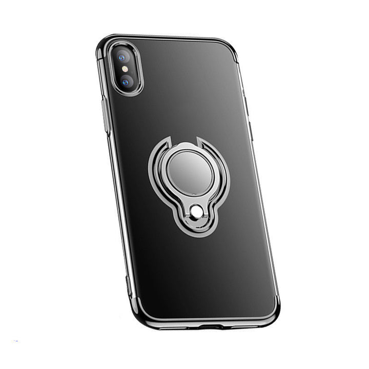 Magnetic Ring Electroplating Car Phone Case