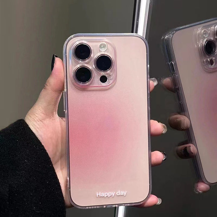 High Sense Niche Blush Gradient Phone Case