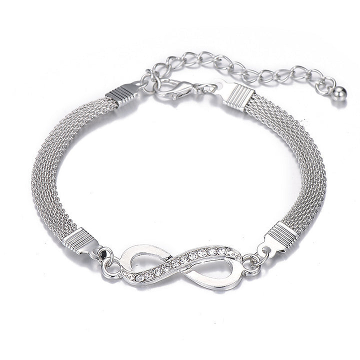 Infinite Diamond Bracelet Personality Simple Unisex