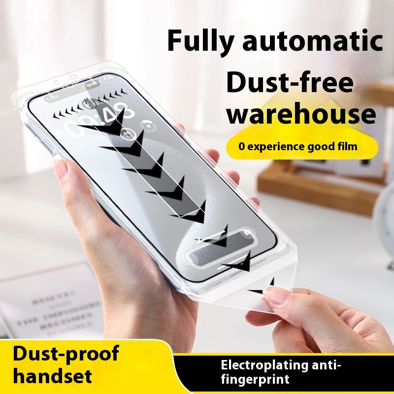 Tempered Film HD 15 Handset Dustproof Dust-free Warehouse Electroplating Peep-proof