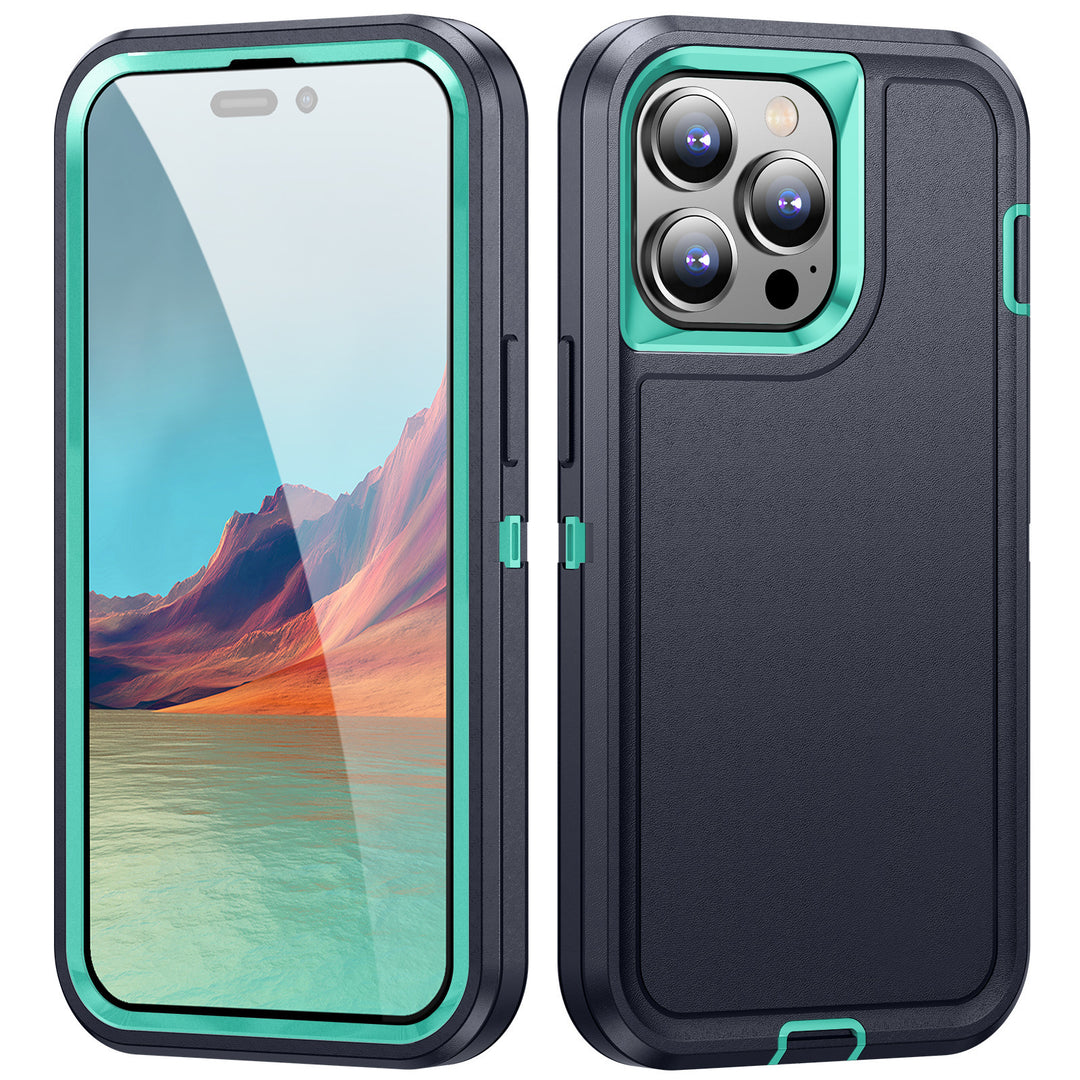 Phone Case Defend Three-proof Flat Drop-resistant Protective Cover