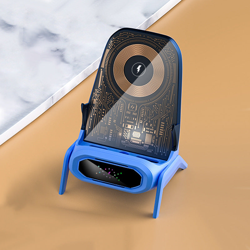 Transparent Small Chair Wireless Charger Mobile Phone Stand