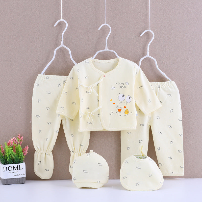 Cotton Baby Clothing Spring And Summer Underwear Set