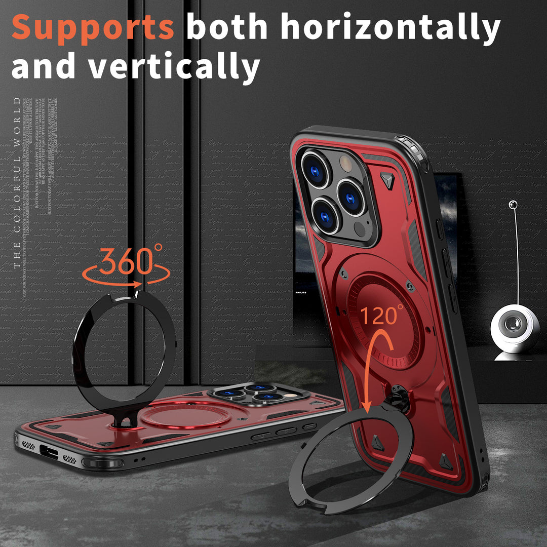 Simple Magnetic 360 Rotating Bracket Phone Case