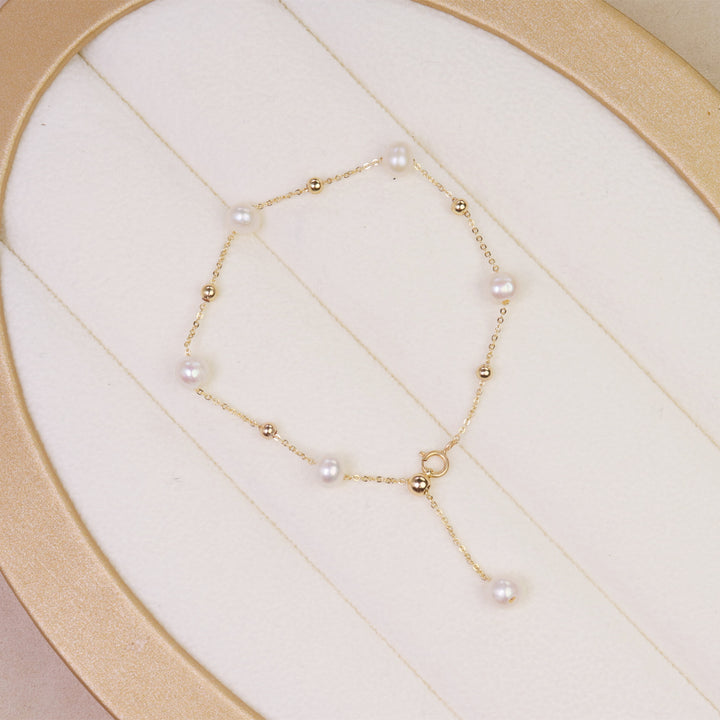 Freshwater Pearl Bracelet Minimalist Girl's Ins Style