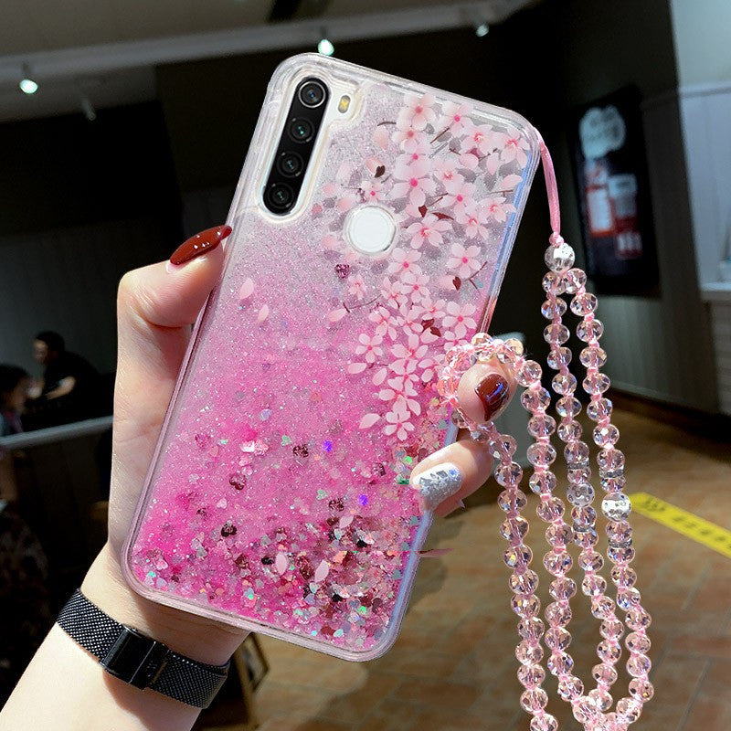 Women's Creative Liquid Quicksand Mobile Phone Case