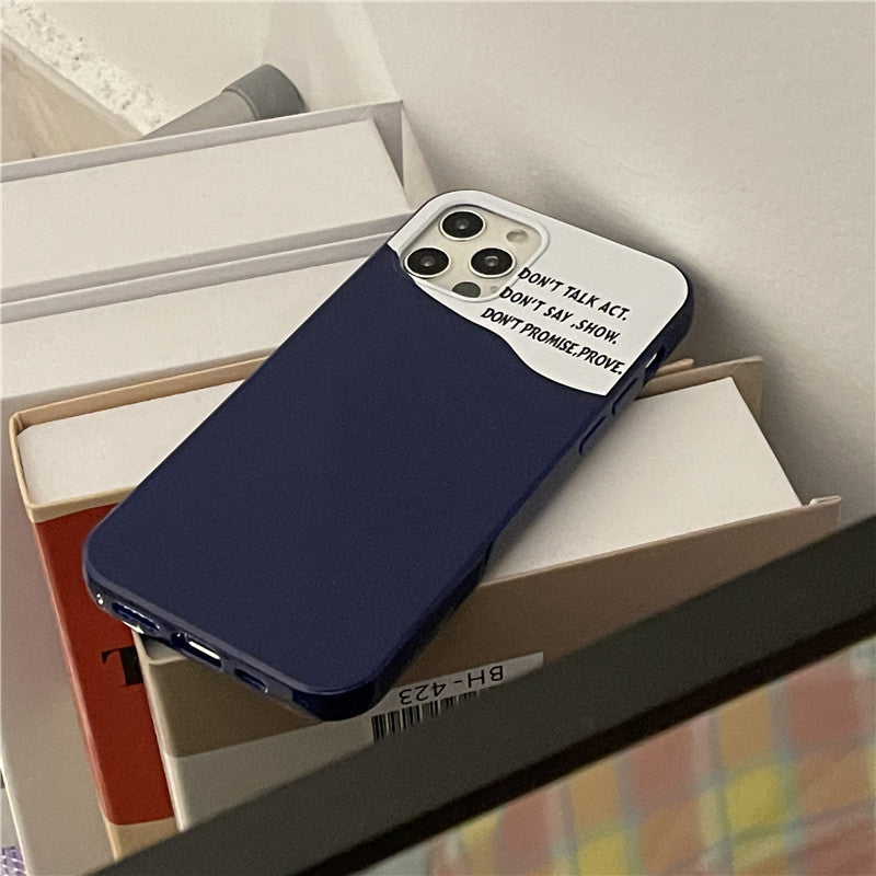 Ins Korean Style Simple English Mobile Phone Case