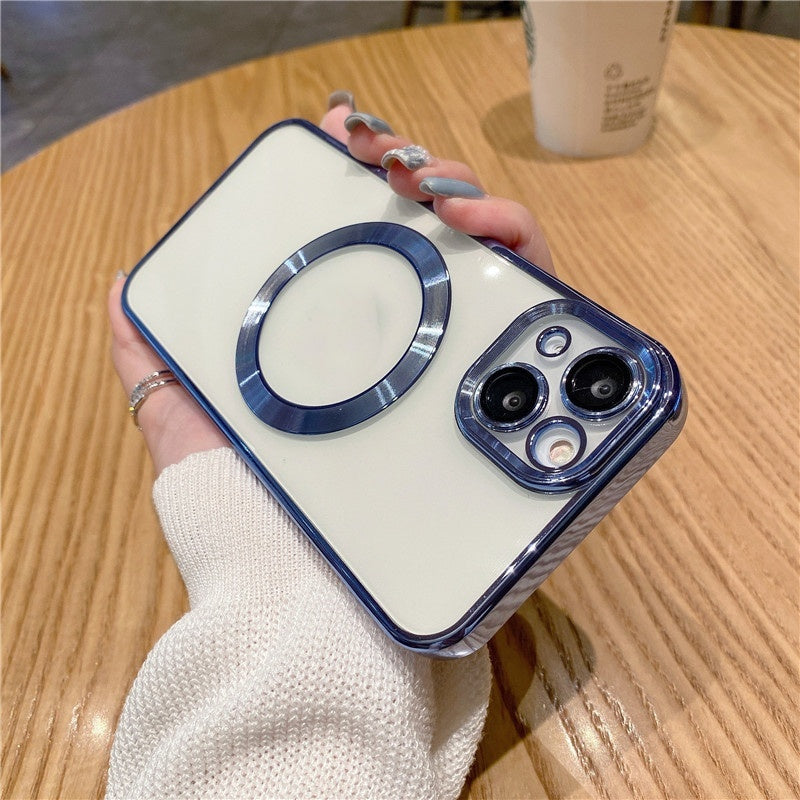 Non-tail Magnetic Belt Lens Protector Phone Case