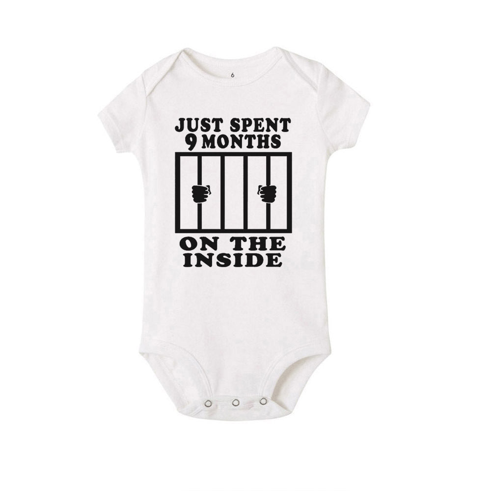 Climbing Haine Creative Baby Romper salopetă cu mâneci scurte